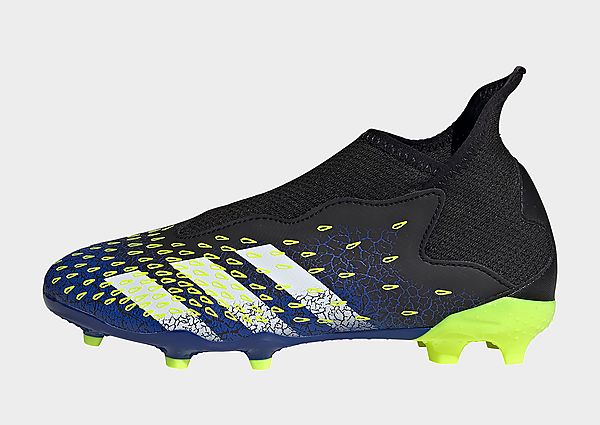 adidas Chaussure Predator Freak.3 Laceless Terrain souple - Core Black / Cloud White / Solar Yellow,