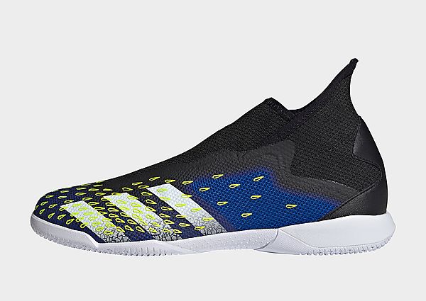 adidas Chaussure Predator Freak.3 Laceless Indoor - Core Black / Cloud White / Solar Yellow, Core Bl
