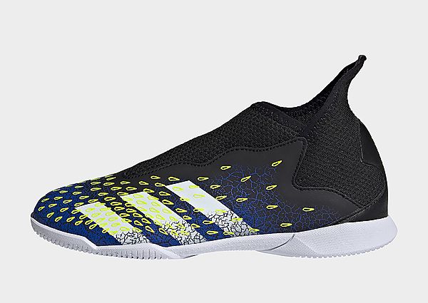 adidas Chaussure Predator Freak.3 Laceless Indoor - Core Black / Cloud White / Solar Yellow, Core Bl