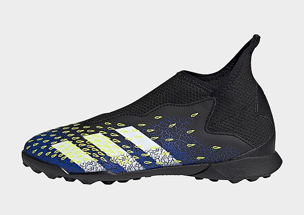 adidas Chaussure Predator Freak.3 Laceless Terrain turf - Core Black / Cloud White / Solar Yellow, C