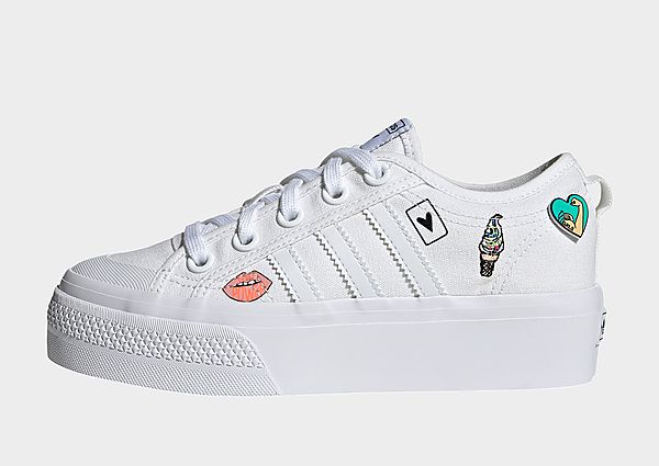 adidas Originals Chaussure Nizza Platform - Cloud White / Cloud White / Cloud White, Cloud White / C