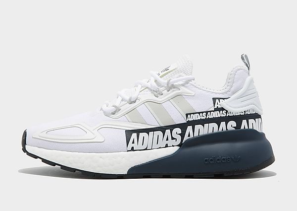 adidas Originals Chaussure ZX 2K Boost - Cloud White / Grey One / Core Black, Cloud White / Grey One