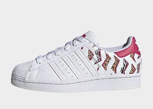 adidas Originals Chaussure Superstar - Cloud White / Cloud White / Glow Pink, Cloud White / Cloud Wh