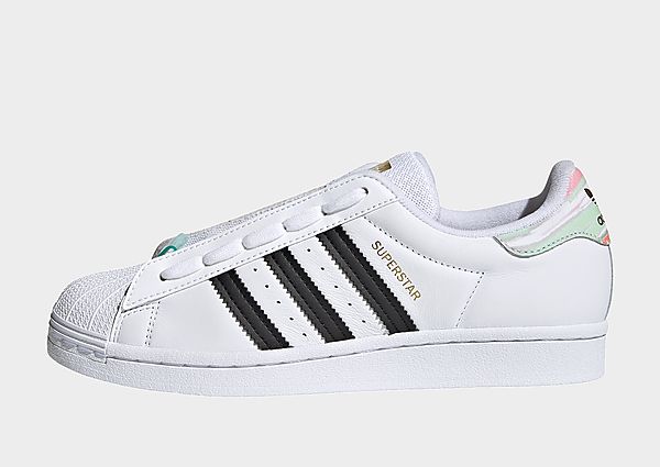 adidas Originals Chaussure Superstar - Cloud White / Core Black / Frozen Green, Cloud White / Core B