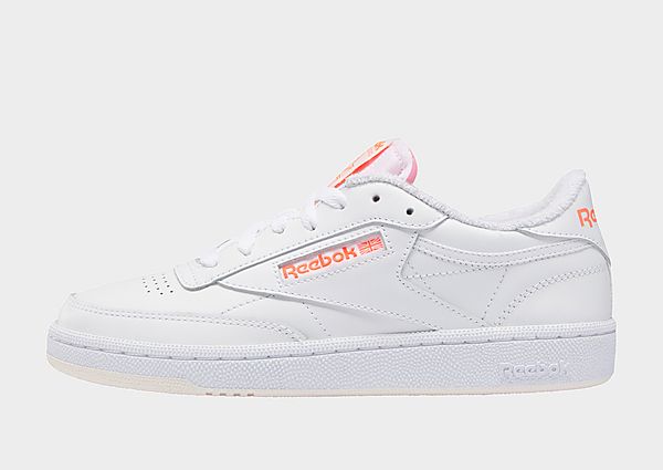 Reebok club c 85 - White / Ceramic Pink / Orange Flare, White / Ceramic Pink / Orange Flare