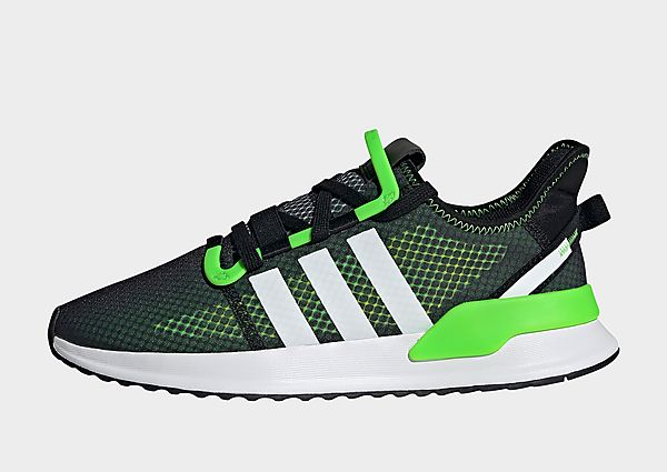 adidas Originals Chaussure U_Path Run - Core Black / Cloud White / Solar Green, Core Black / Cloud W