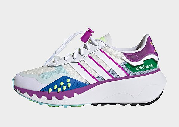 adidas Originals Chaussure Choigo - Cloud White / Cloud White / Shock Purple, Cloud White / Cloud Wh