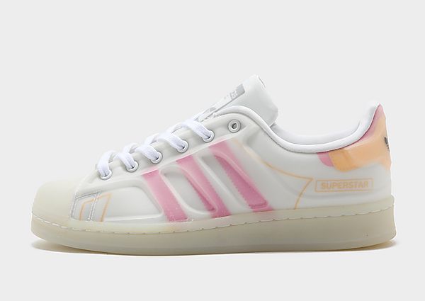 adidas Originals Chaussure Superstar Futureshell - Cloud White / Screaming Pink / Crew Yellow, Cloud