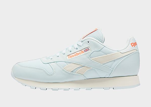 Reebok classic leather - Chalk Blue / Classic White / Orange Flare, Chalk Blue / Classic White / Ora