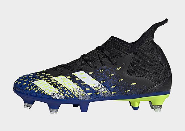 adidas Chaussure Predator Freak.3 Terrain gras - Core Black / Cloud White / Solar Yellow, Core Black