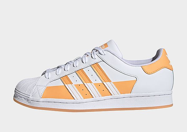adidas Originals Chaussure Superstar - Cloud White / Core Black / Hazy Orange, Cloud White / Core Bl