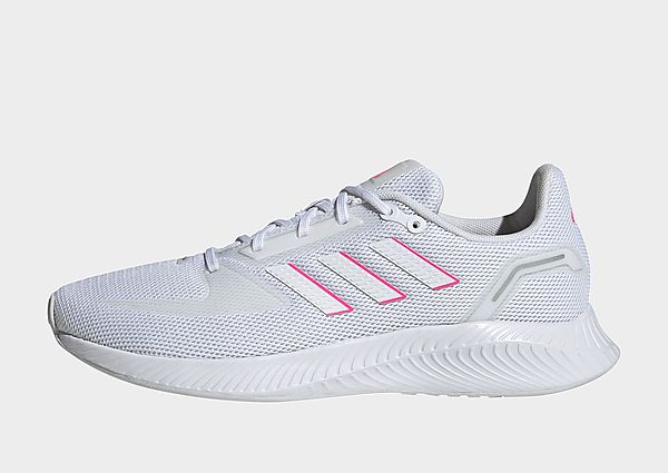 adidas Chaussure Run Falcon 2.0 - Cloud White / Cloud White / Screaming Pink, Cloud White / Cloud Wh