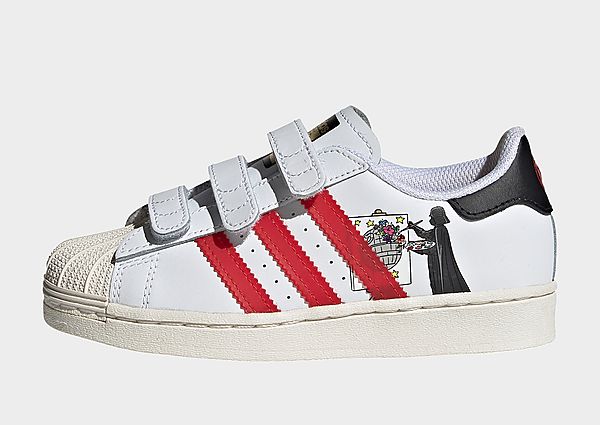 adidas Originals Chaussure Superstar Star Wars - Cloud White / Scarlet / Chalk White, Cloud White /