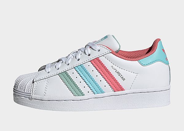 adidas Originals Chaussure Superstar - Cloud White / Hazy Rose / Hazy Sky, Cloud White / Hazy Rose /