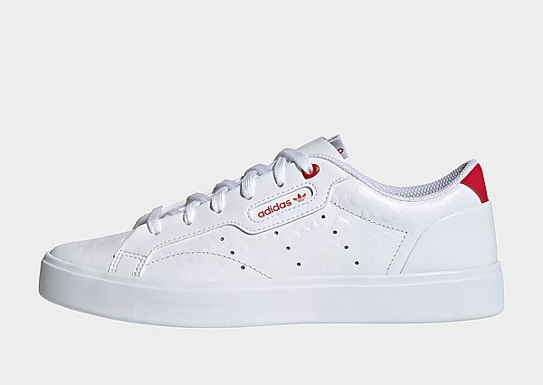 adidas Originals Chaussure Sleek - Cloud White / Scarlet / Core Black, Cloud White / Scarlet / Core