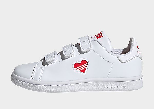 adidas Originals Chaussure Stan Smith - Cloud White / Vivid Red / Cloud White, Cloud White / Vivid R