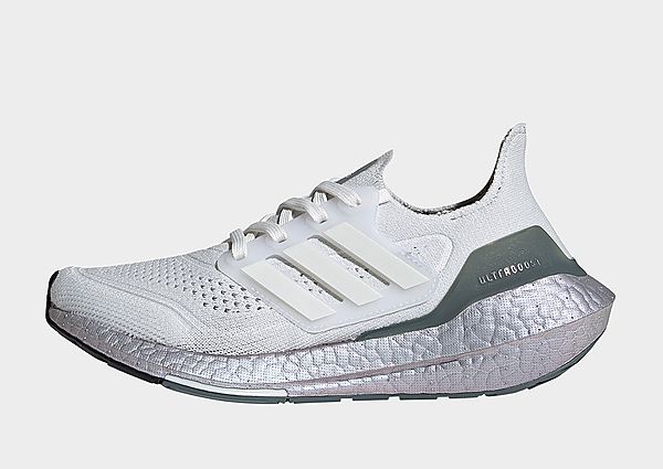 adidas Chaussure Ultraboost 21 - Crystal White / Crystal White / Hazy Green, Crystal White / Crystal