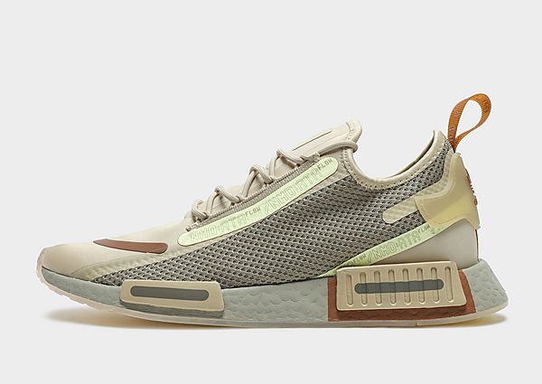 adidas Originals Chaussure NMD_R1 Spectoo - Savanna / Feather Grey / Yellow Tint, Savanna / Feather
