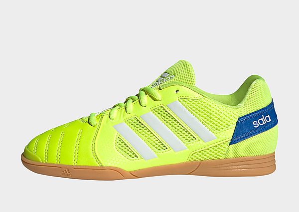 adidas Chaussure Top Sala - Solar Yellow / Cloud White / Glow Blue, Solar Yellow / Cloud White / Glo