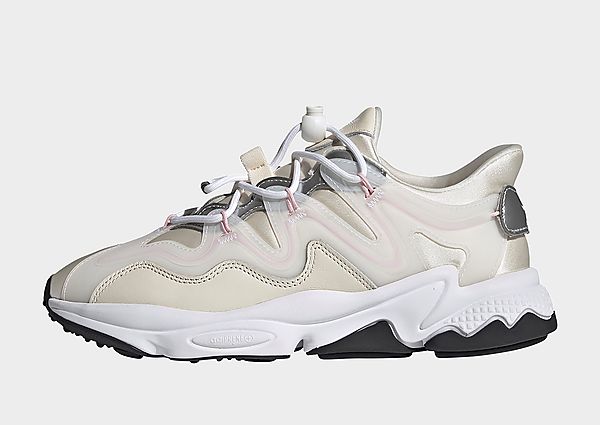 adidas Originals Chaussure OZWEEGO Plus - Chalk White / Clear Pink / Silver Metallic, Chalk White /