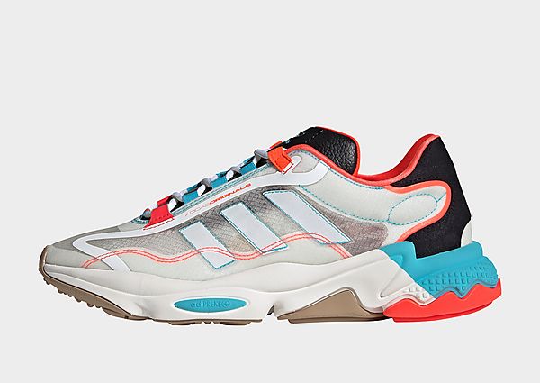 adidas - Cloud White / Bright Cyan / Solar Red, Cloud White / Bright Cyan / Solar Red