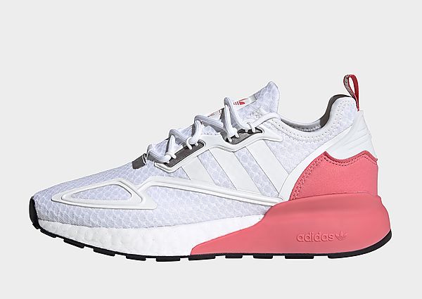 adidas Originals Chaussure ZX 2K Boost - Cloud White / Crystal White / Hazy Rose, Cloud White / Crys