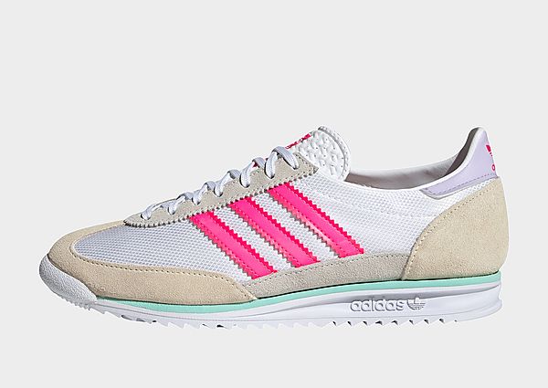 adidas Originals Chaussure SL 72 - Cloud White / Solar Pink / Cream White, Cloud White / Solar Pink