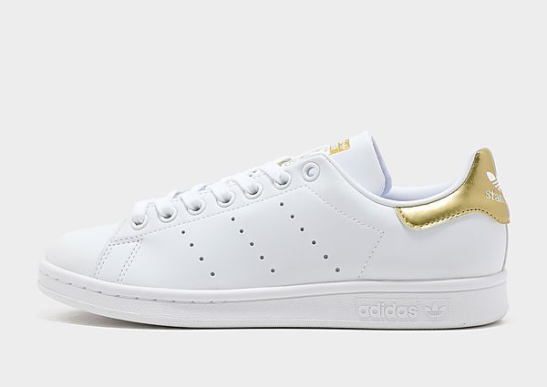 adidas Originals Chaussure Stan Smith - Cloud White / Cloud White / Gold Metallic, Cloud White / Clo