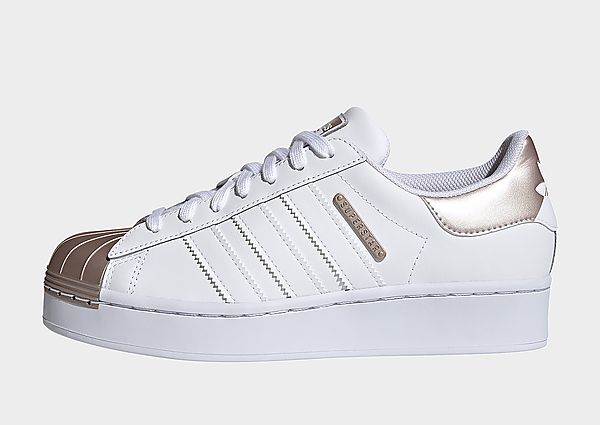 adidas Originals Chaussure Superstar Bold MT - Cloud White / Copper Metallic / Cloud White, Cloud Wh