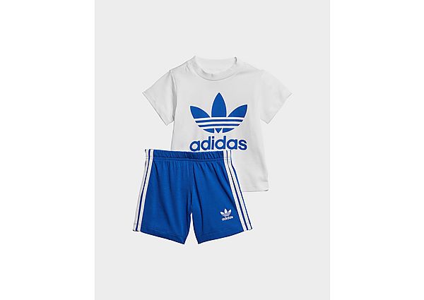 adidas Originals Ensemble t-shirt et short Trefoil - White / Royal Blue, White / Royal Blue