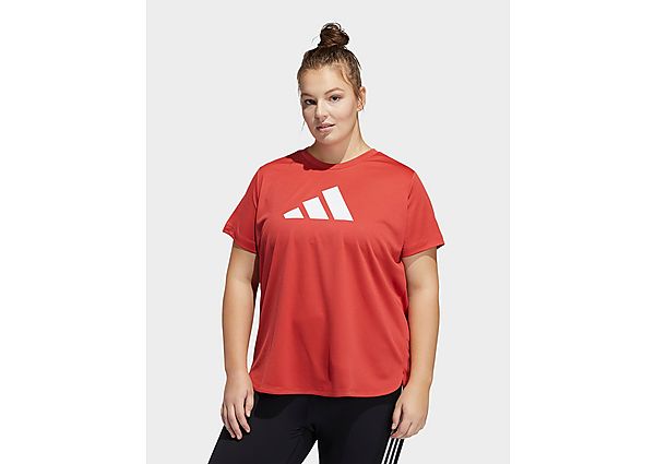 adidas T-shirt Badge of Sport (Grandes tailles) - Crew Red / White, Crew Red / White