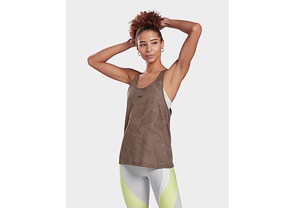 Reebok débardeur perforé - Trek Grey, Trek Grey