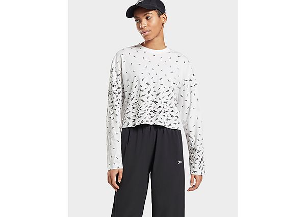 Reebok t-shirt à manches longues vector print - White, White