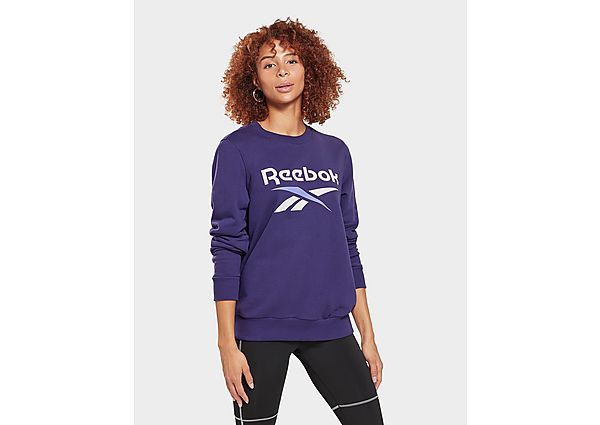 Reebok sweat à col rond reebok identity logo french terry - Dark Orchid, Dark Orchid
