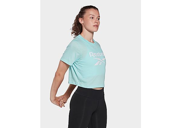 Reebok t-shirt crop reebok identity - Digital Glow, Digital Glow