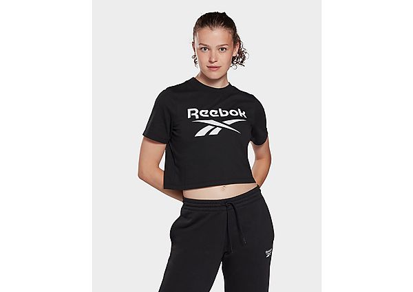 Reebok t-shirt crop reebok identity - Black, Black
