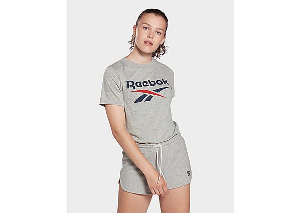 Reebok t-shirt reebok identity logo - Medium Grey Heather, Medium Grey Heather