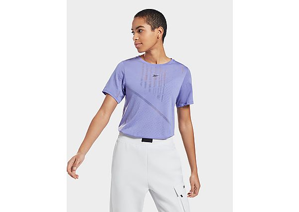 Reebok t-shirt semi-ajouré - Hyper Purple, Hyper Purple