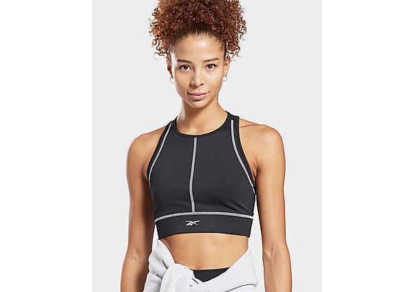 Reebok brassière de sport à encolure haute workout ready detail - Black, Black