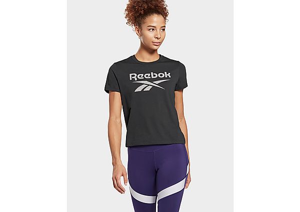 Reebok t-shirt workout ready supremium big logo - Black, Black