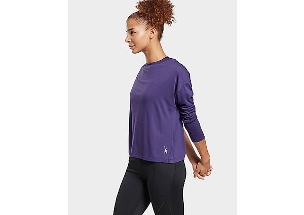 Reebok t-shirt à manches longues workout ready supremium - Dark Orchid, Dark Orchid