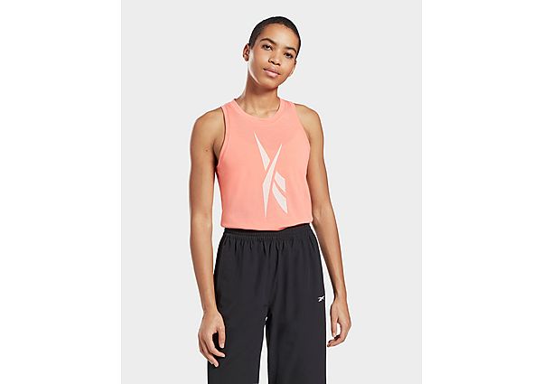 Reebok débardeur workout ready supremium big logo - Twisted Coral, Twisted Coral