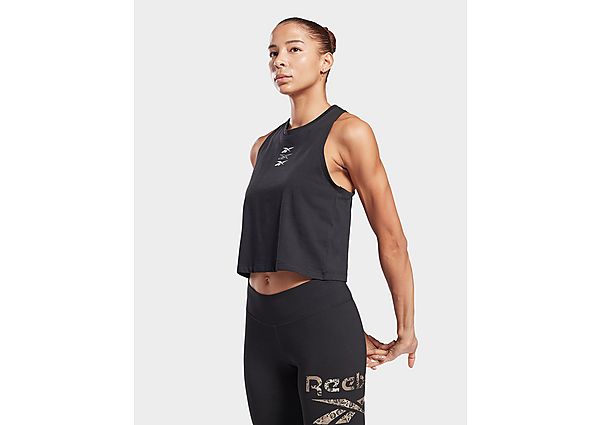 Reebok débardeur à motif myt - Black, Black