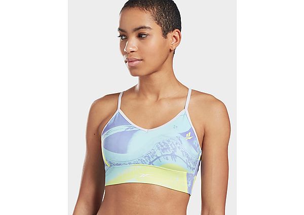 Reebok brassière de sport workout ready printed - Hyper Purple, Hyper Purple