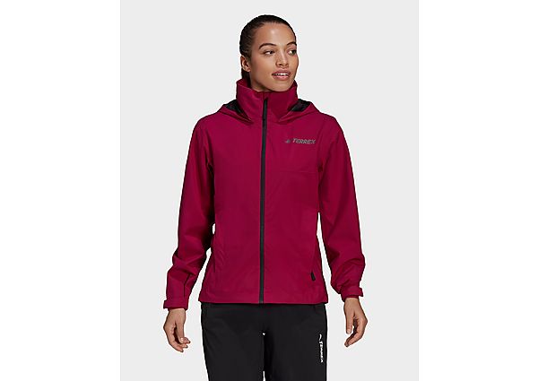 adidas Veste de pluie Terrex Multi RAIN.RDY Primegreen Two-Layer - Power Berry, Power Berry