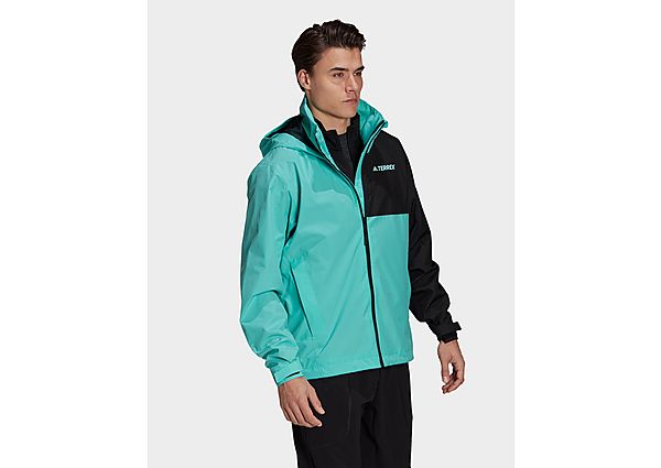 adidas Veste de pluie Terrex Multi RAIN.RDY Primegreen Two-Layer - Acid Mint, Acid Mint