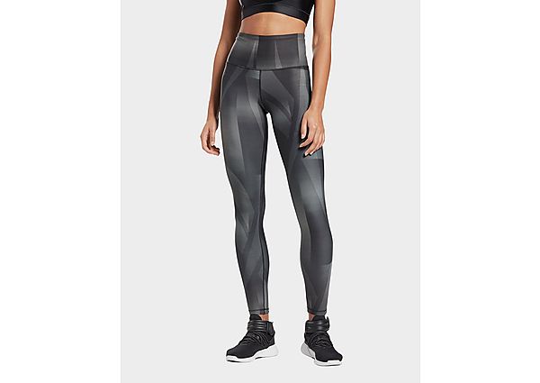 Reebok legging taille haute lux bold vector block - Black, Black