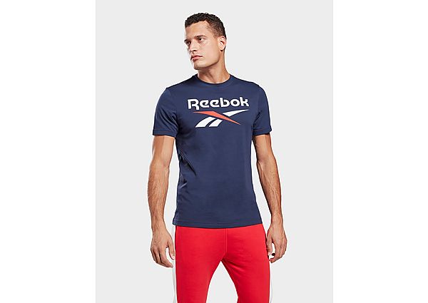 Reebok t-shirt imprimé series reebok stacked - Vector Navy, Vector Navy