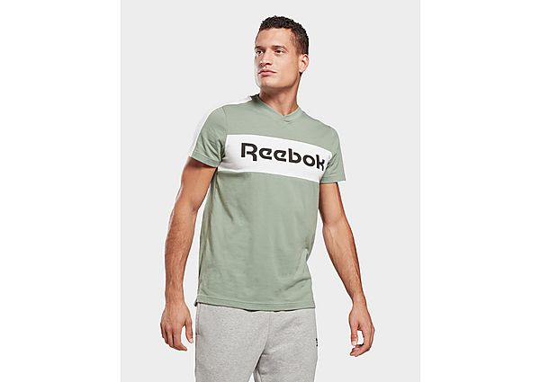 Reebok t-shirt training essentials linear logo graphic - Harmony Green, Harmony Green