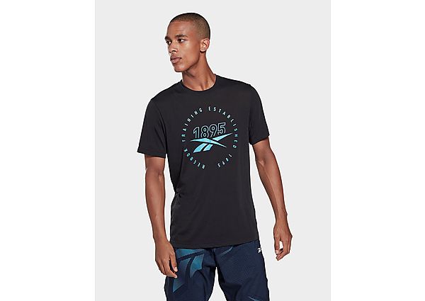 Reebok t-shirt imprimé series speedwick - Black / Black, Black / Black